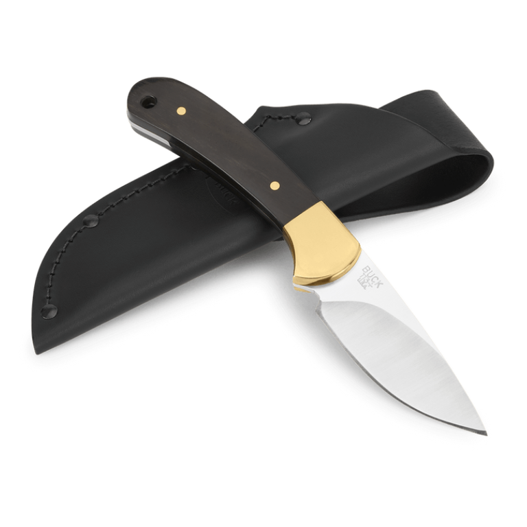 Buck Buck 113 Ranger Skinner Knife - Ebony/Brass