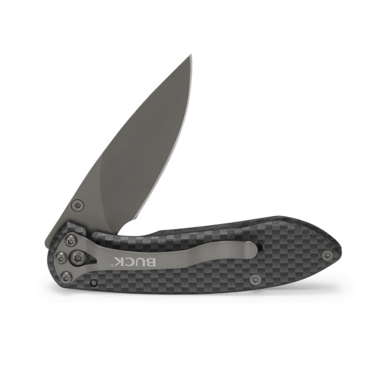 Buck Buck 327 Nobleman Knife - Carbon Fiber