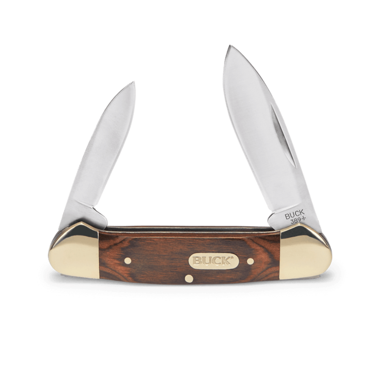 Buck Buck 389 Canoe Pocket Knife - Woodgrain