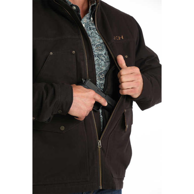 Cinch Cinch Conceal Carry Canvas Jacket - Brown