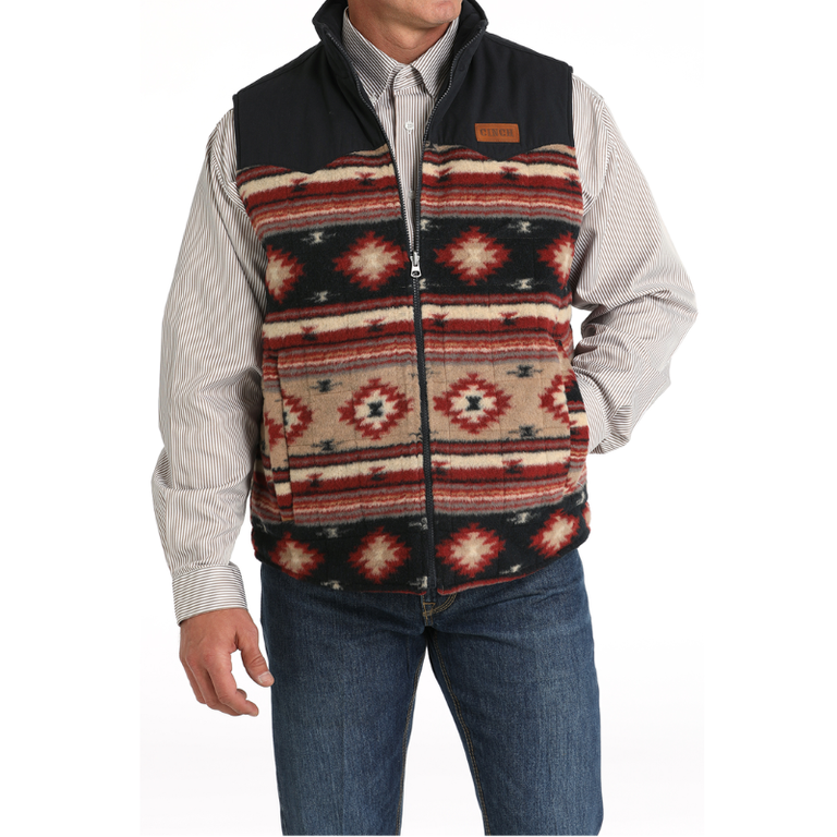 Cinch Cinch Reversible Vest - Aztec/Tan