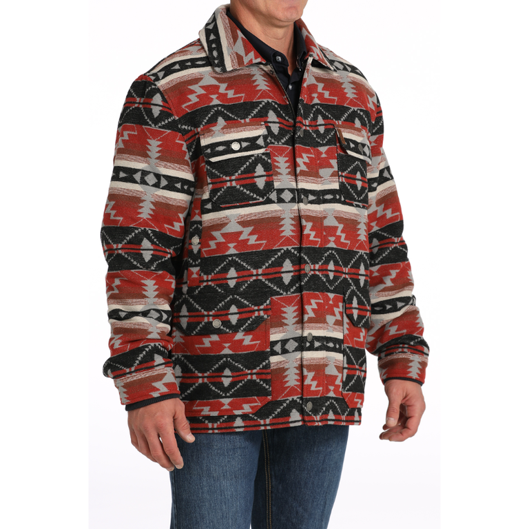 Cinch Cinch Frontier Coat - Red Aztec