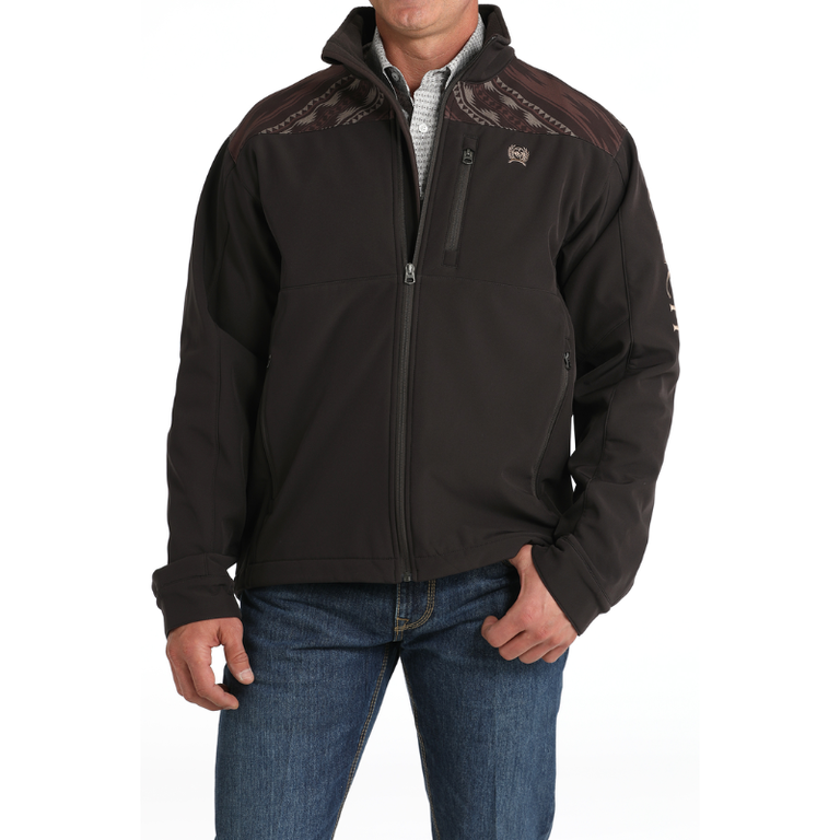 Cinch Cinch Bonded Jacket - Brown/Aztec