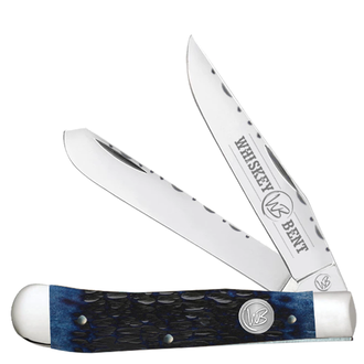 Whiskey Bent Whiskey Bent Blueberry Trapper Filework Knife