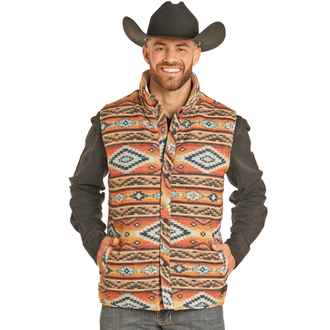 Rock and Roll Rock and Roll Reversible Printed Vest