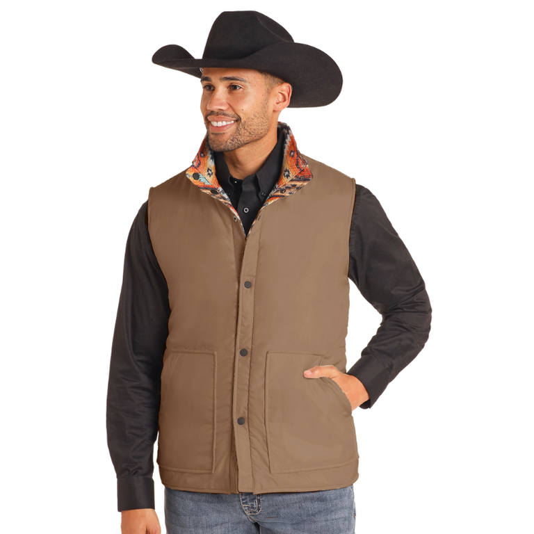 Rock and Roll Rock and Roll Reversible Printed Vest
