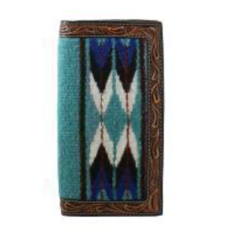 3D 3D Tooled Rug Rodeo Wallet