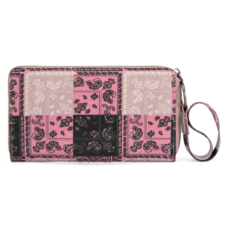 Wrangler Wrangler Bandana Paisley Print Wallet - Pink