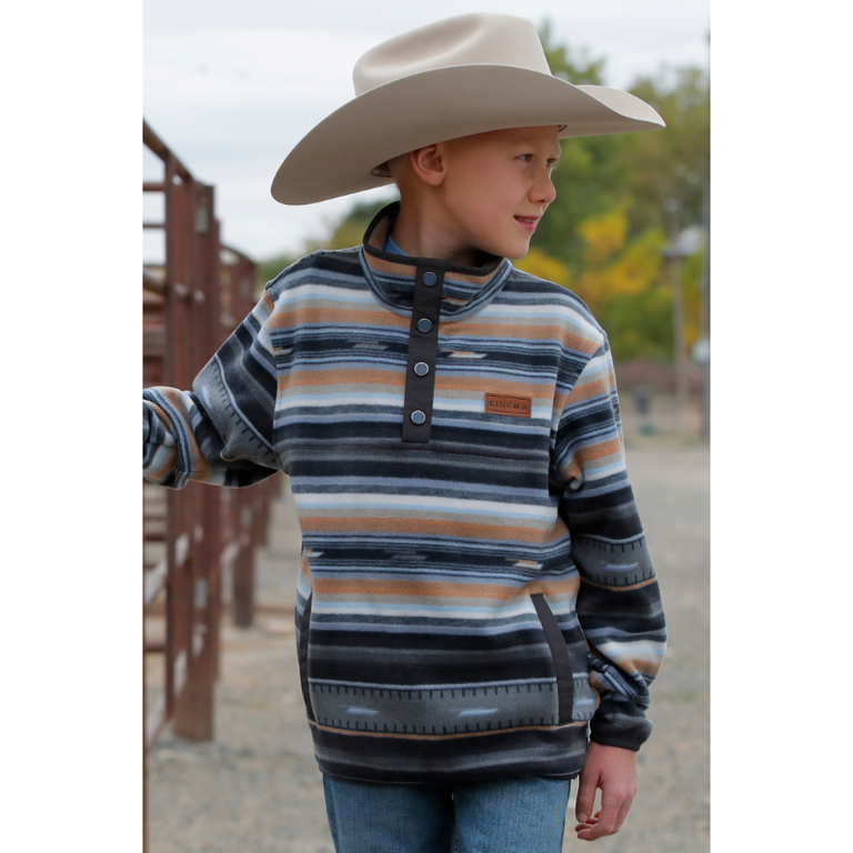 Cinch Cinch Fleece Pullover - Stripes