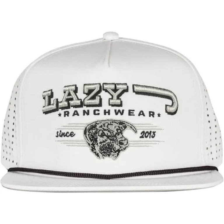 Lazy J Performance Cap - White