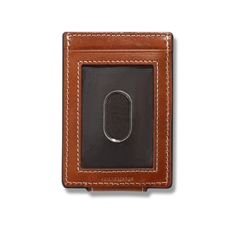 Ariat Ariat Basketweave Shield Money Clip
