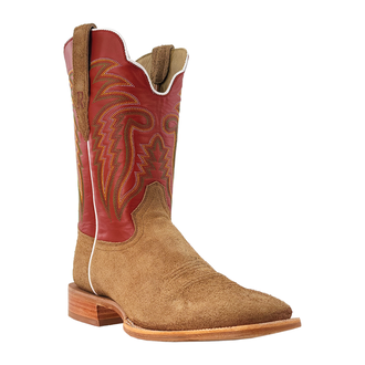 R Watson R. Watson Straw Roughout Western Boot