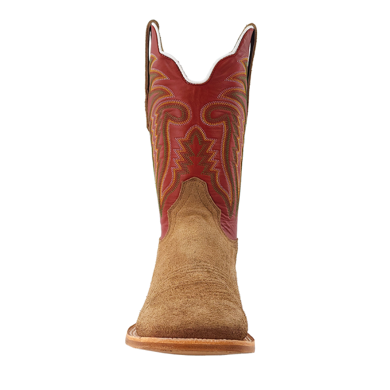 R Watson R. Watson Straw Roughout Western Boot