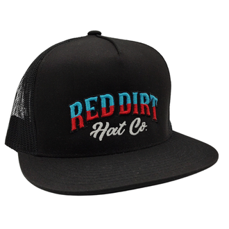 Red Dirt Hat Co Red Dirt Hat Co Western Arch Cap - Black