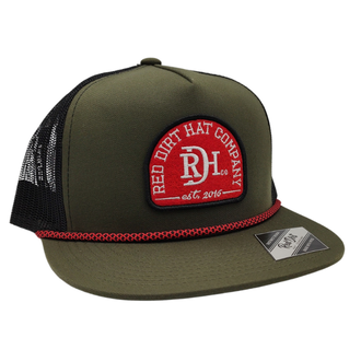 Red Dirt Hat Co Red Dirt Hat Co Ruger Cap - Olive/Black