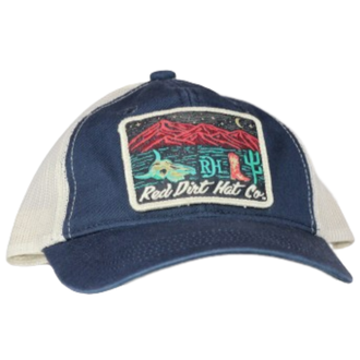 Red Dirt Hat Co Red Dirt Hat Co Mirage Cap - Navy/Tan