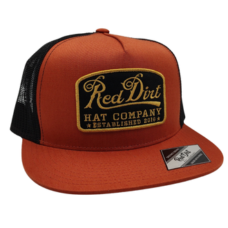 Red Dirt Hat Co Red Dirt Hat Co Guitar Cap - Burnt Orange/Black