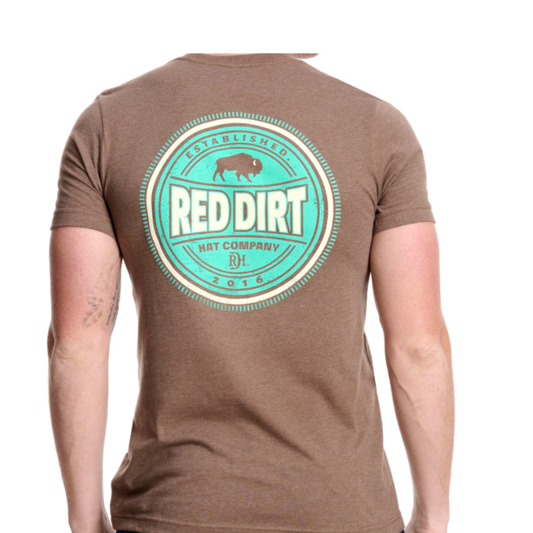 Red Dirt Hat Co Red Dirt Hat Co Buffalo Chip Tshirt - Brown