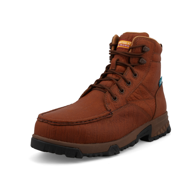 Twisted X Twisted X Nano Toe 6” WP Work Boot - Rust