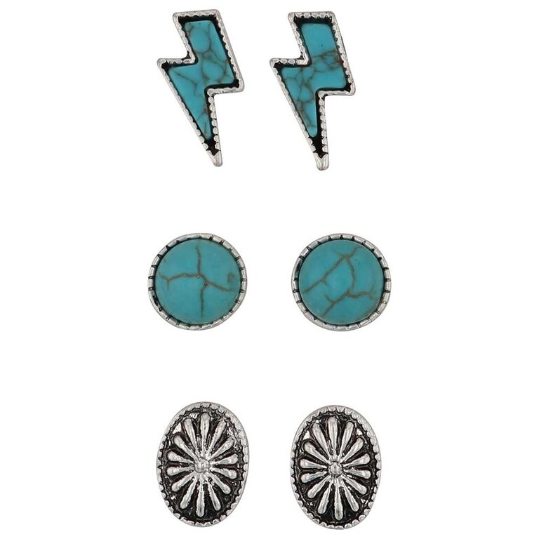 Montana Silversmiths Attitude By Montana Western Necessities Earring Set