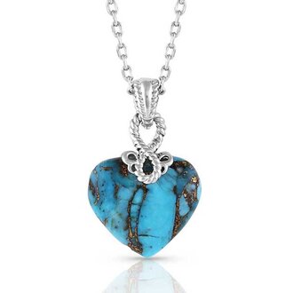 Montana Silversmiths Montana Silversmiths Untamable Heart Of Stone Necklace