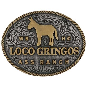 Montana Silversmiths Attitude By Montana Silversmiths Loco Gringos Buckle