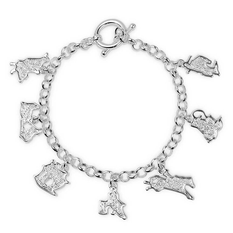 Montana Silversmiths Montana Silversmiths Charms Of The Rodeo Bracelet