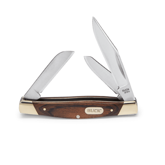 Buck Buck 373 Trio Pocket Knife - Woodgrain