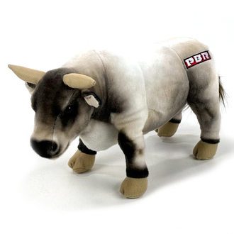 Big Country Toys Big Country Toys 14" Plush PBR Bull - Grey