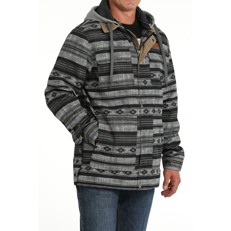 Cinch Cinch Canvas Hooded Jacket - Grey