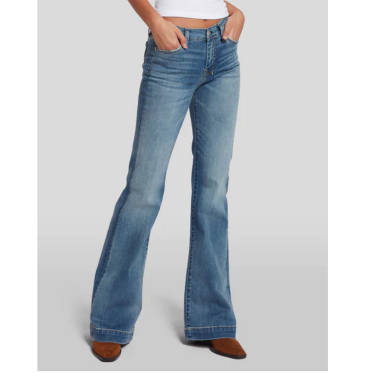 7 For All Mankind 7 For All Mankind Dojo Tailorless Jeans - Distressed Authentic Light Wash