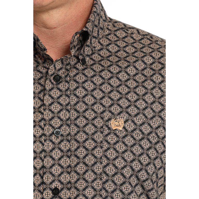Cinch Cinch L/S Shirt - Brown/Black Pattern