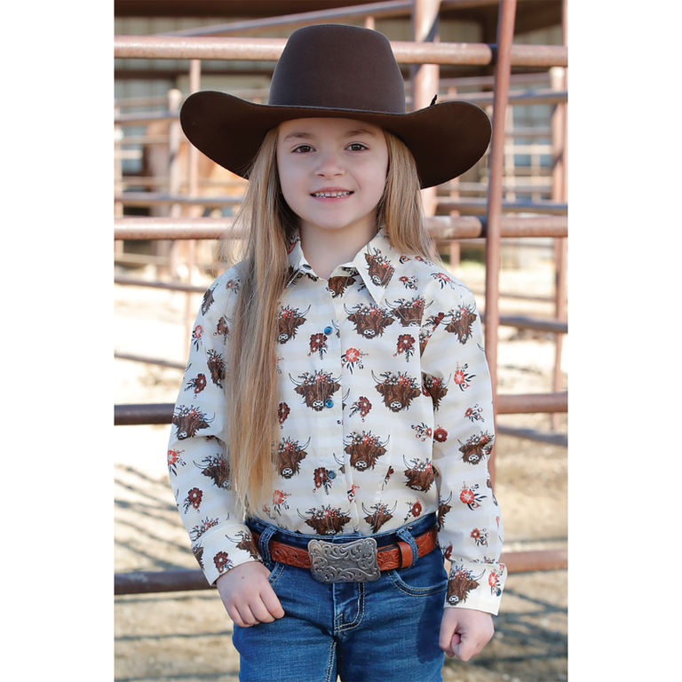 Cruel Cruel L/S Highland Cow Shirt