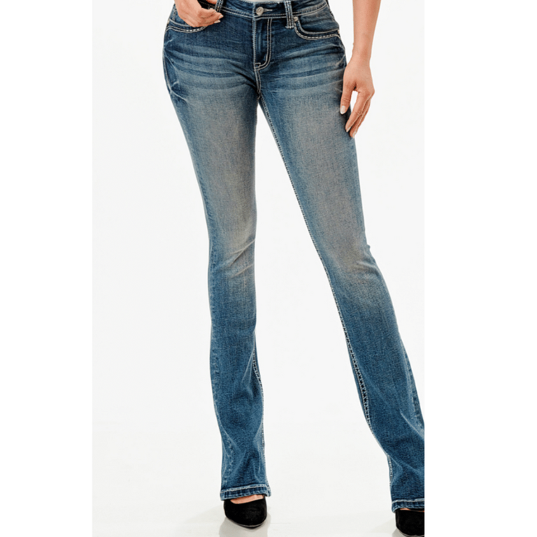 Grace in LA Grace In LA Wing/Horseshoe Jeans - 32" Inseam