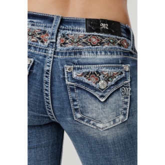 Miss Me Miss Me Mid-Rise Boot Cut Jeans - Autumn Rhapsody Pocket
