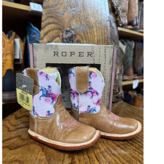 Roper Roper Pink Ryder Boots - Infant