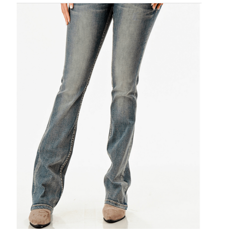 Grace in LA Grace In LA Boot Cut Midrise Jeans - Aztec/Cow Print - Plus Sizes