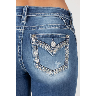 Miss Me Miss Me Midrise Boot Cut Jeans - 32" Inseam