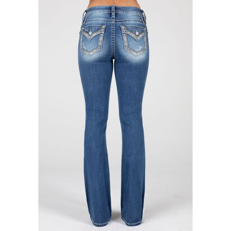 Miss Me Miss Me Midrise Boot Cut Jeans - 32" Inseam