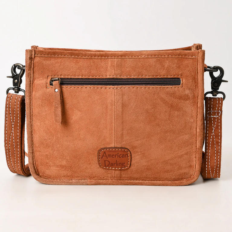 American Darling Fringe Crossbody Bag - Rust