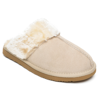 Minnetonka Minnetonka Chesney Slipper - Stone
