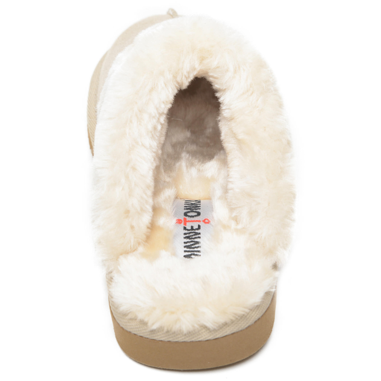 Minnetonka Minnetonka Chesney Slipper - Stone