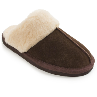 Minnetonka Minnetonka Chesney Slipper - Chocolate