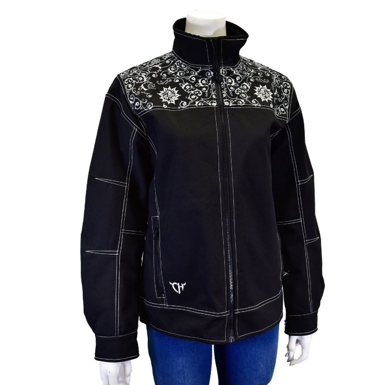 Cowgirl Hardware Cowgirl Hardware Skull Tech Jacket - Black