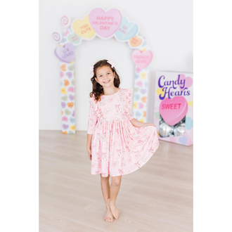 Mila & Rose Mila & Rose Howdy 3/4 Sleeve Twirl Dress