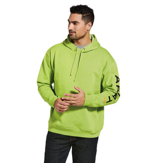 Ariat Ariat Rebar Graphic Hoodie - Lime Heather/Black