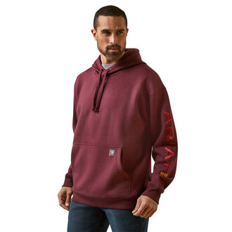 Ariat Ariat Rebar Graphic Hoodie - Brick Red