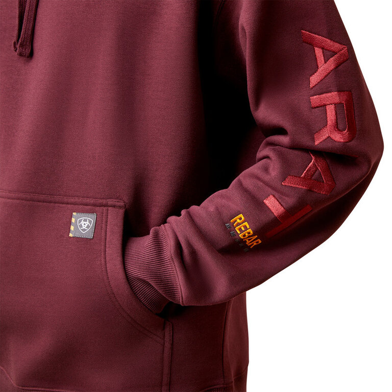 Ariat Ariat Rebar Graphic Hoodie - Brick Red