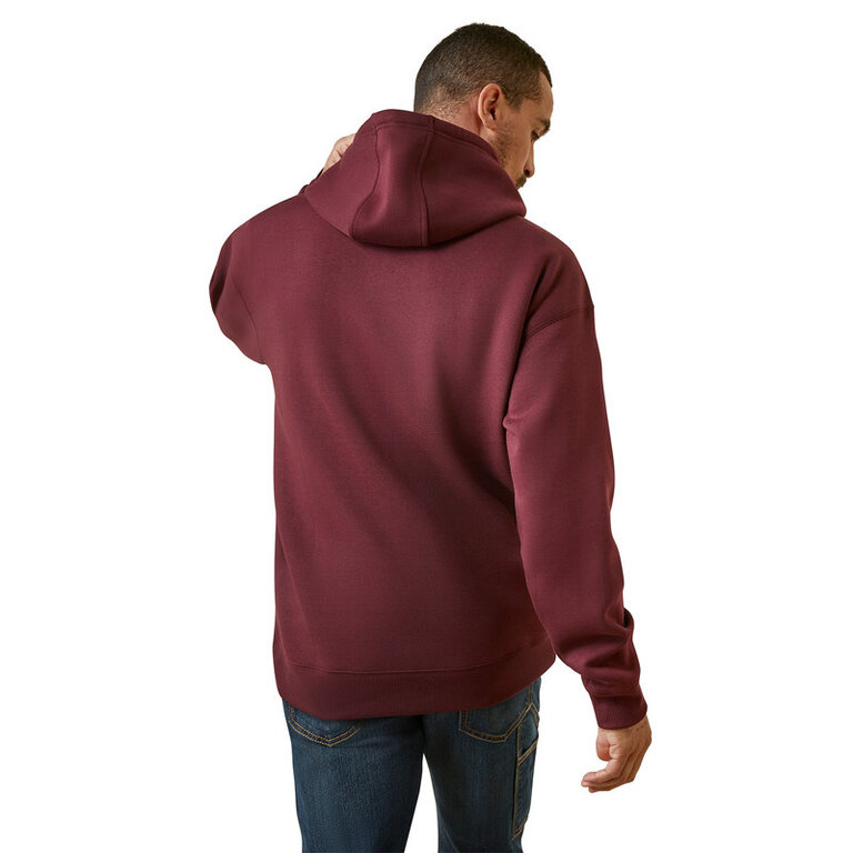 Ariat Ariat Rebar Graphic Hoodie - Brick Red