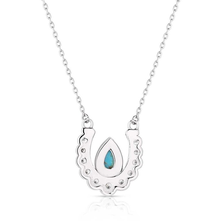 Montana Silversmiths Montana Silversmiths Crystal Trot Turquoise Necklace